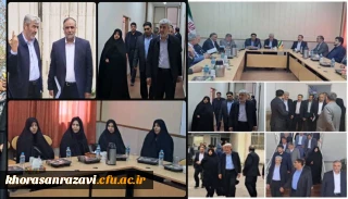 بازدید رئیس دانشگاه فرهنگیان از مرکز شهید کلاهدوز قوچان