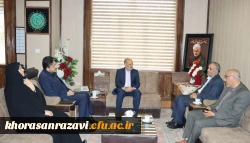دیدار رییس دانشگاه فرهنگیان استان خراسان رضوی با فرماندار تربت حیدریه 2