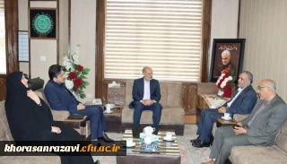 دیدار رییس دانشگاه فرهنگیان استان خراسان رضوی با فرماندار تربت حیدریه