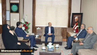 دیدار رییس دانشگاه فرهنگیان استان خراسان رضوی با فرماندار تربت حیدریه