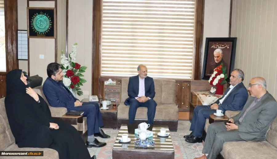 دیدار رییس دانشگاه فرهنگیان استان خراسان رضوی با فرماندار تربت حیدریه 2