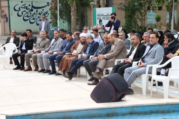 مراسم عطر افشانی و غبارروبی مزار شهدای گمنام به مناسبت گرامیداشت هفته معلم 6