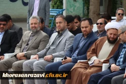 مراسم عطر افشانی و غبارروبی مزار شهدای گمنام به مناسبت گرامیداشت هفته معلم 7