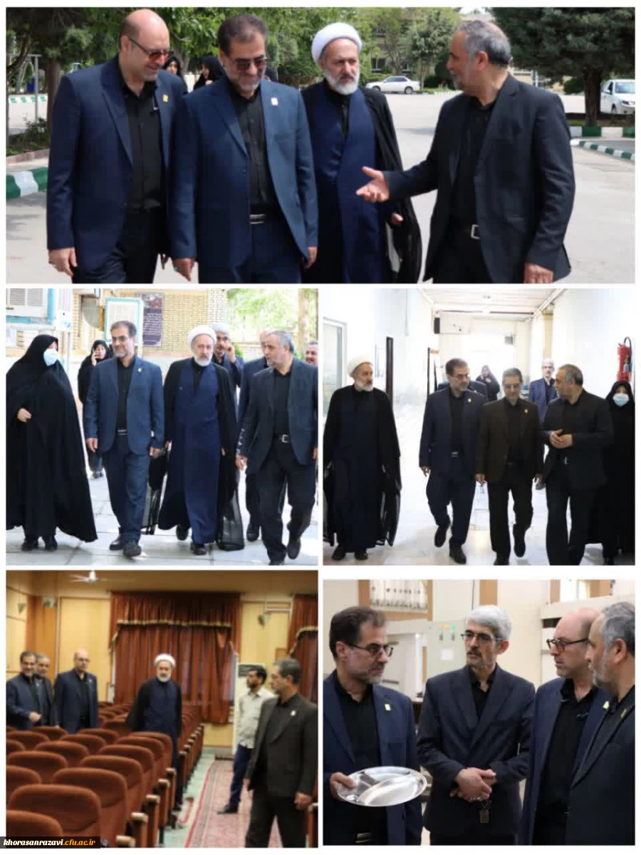 بازدید جمعی از اعضای هیأت رئیسه دانشگاه فرهنگیان کشور از پردیس ها و مراکز دانشگاه فرهنگیان استان خراسان رضوی 2
