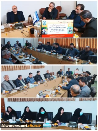 برگزاری جلسه بررسی وضعیت دانشگاه فرهنگیان خراسان رضوی با حضور اعضای هیأت رئیسه دانشگاه فرهنگیان