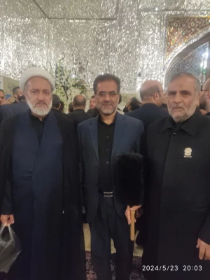 حضور اعضای هیأت رئیسه دانشگاه فرهنگیان در مراسم تشییع و تدفین رئیس جمهور 4