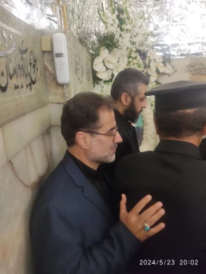 حضور اعضای هیأت رئیسه دانشگاه فرهنگیان در مراسم تشییع و تدفین رئیس جمهور 5