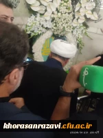 حضور اعضای هیأت رئیسه دانشگاه فرهنگیان در مراسم تشییع و تدفین رئیس جمهور 6