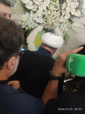 حضور اعضای هیأت رئیسه دانشگاه فرهنگیان در مراسم تشییع و تدفین رئیس جمهور 6