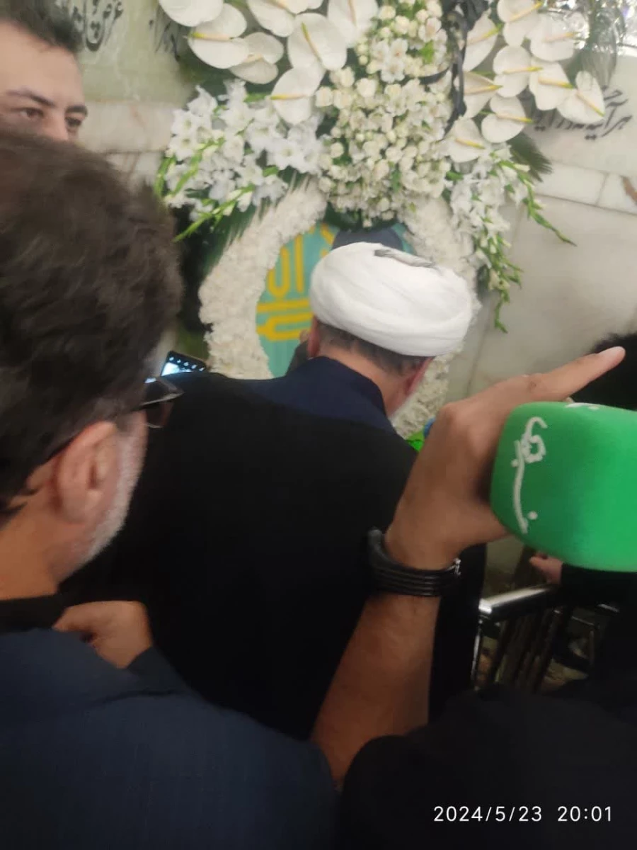 حضور اعضای هیأت رئیسه دانشگاه فرهنگیان در مراسم تشییع و تدفین رئیس جمهور 6