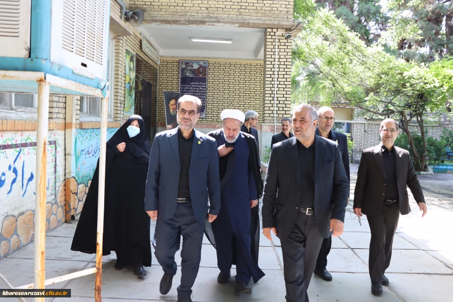 بازدید اعضای هیأت رئیسه دانشگاه فرهنگیان کشور از پردیس ها و مراکز دانشگاه فرهنگیان استان خراسان رضوی 4