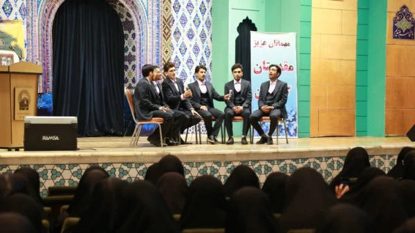 مراسم افتتاحیه سومین دورۀ اردوی زیارت اوّلی های دانشجومعلّم دانشگاه فرهنگیان سراسر کشور در حرم مطهّر رضوی برگزار شد. 4