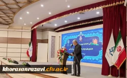 حضور رئیس دانشگاه فرهنگیان در مراسم اختتامیه سومین دورۀ زیارت اوّلی های دانشجومعّلمان خواهر سراسر کشور 6
