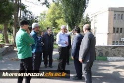 بازدید ریاست دانشگاه فرهنگیان از پردیس شهید بهشتی مشهد 5