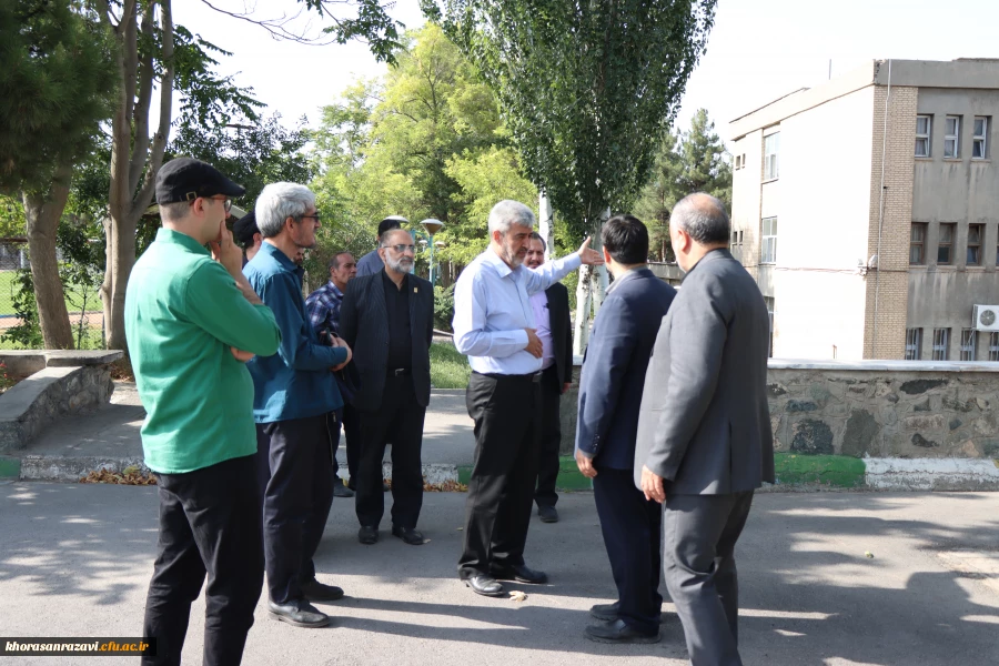 بازدید ریاست دانشگاه فرهنگیان از پردیس شهید بهشتی مشهد 5