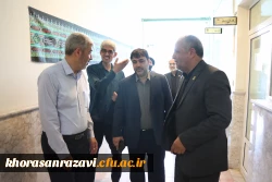 بازدید ریاست دانشگاه فرهنگیان از پردیس شهید بهشتی مشهد 6