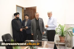 بازدید ریاست دانشگاه فرهنگیان از پردیس شهید بهشتی مشهد 9