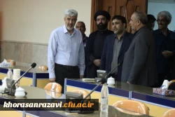 بازدید ریاست دانشگاه فرهنگیان از پردیس شهید بهشتی مشهد 10