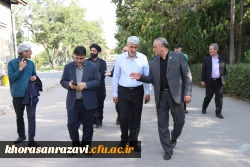 بازدید ریاست دانشگاه فرهنگیان از پردیس شهید بهشتی مشهد 11