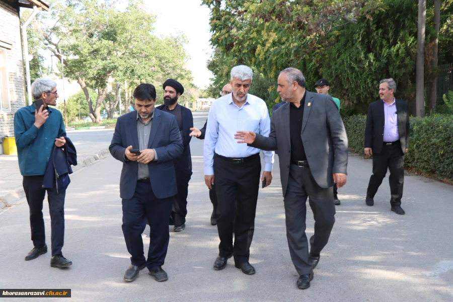 بازدید ریاست دانشگاه فرهنگیان از پردیس شهید بهشتی مشهد 11
