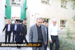 بازدید ریاست دانشگاه فرهنگیان از پردیس شهید بهشتی مشهد 13