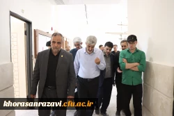 بازدید ریاست دانشگاه فرهنگیان از پردیس شهید بهشتی مشهد 15