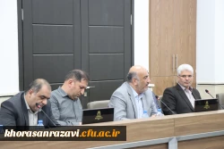 تشریح برنامه های  توسعه ای و همکاری های علمی پژوهشی، فرصت مطالعاتی و طرح ها فناورنه دانشگاه فرهنگیان دراولین جلسه معاونان پژوهشی و فناوری دانشگاه فرهنگیان کشور در مشهد 7