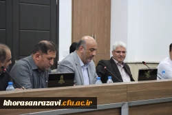 تشریح برنامه های  توسعه ای و همکاری های علمی پژوهشی، فرصت مطالعاتی و طرح ها فناورنه دانشگاه فرهنگیان دراولین جلسه معاونان پژوهشی و فناوری دانشگاه فرهنگیان کشور در مشهد 8