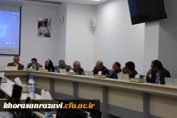 تشریح برنامه های  توسعه ای و همکاری های علمی پژوهشی، فرصت مطالعاتی و طرح ها فناورنه دانشگاه فرهنگیان دراولین جلسه معاونان پژوهشی و فناوری دانشگاه فرهنگیان کشور در مشهد 9