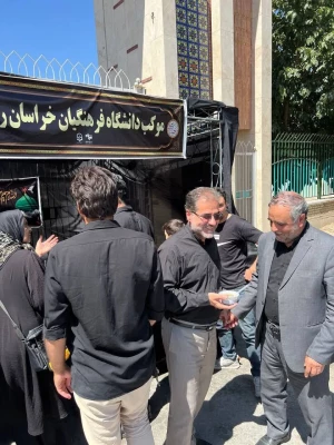 بازدید از موکب خدمت رسانی به زائران علی بن موسی الرضا علیه السلام دانشگاه فرهنگیان استان خراسان رضوی  6