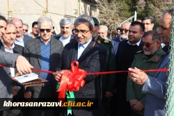  افتتاح دو زمین چمن ورزشی در پردیس شهید بهشتی توسط استاندار خراسان رضوی 4
