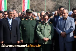  افتتاح دو زمین چمن ورزشی در پردیس شهید بهشتی توسط استاندار خراسان رضوی 5