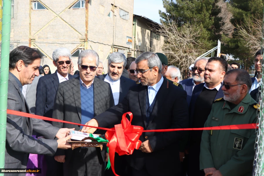 آیین افتتاح پروژه های عمرانی دانشگاه فرهنگیان استان خراسان  رضوی