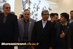 آیین افتتاح پروژه های عمرانی دانشگاه فرهنگیان استان خراسان  رضوی