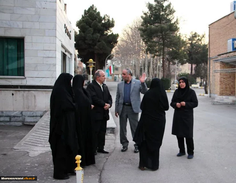 بازدید مجتبی حیدری معاونت توسعه و منابع دانشگاه از پردیس شهید هاشمی نژاد و مراکز تابعه این پردیس 2