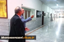 بازدید مجتبی حیدری معاونت توسعه و منابع دانشگاه از پردیس شهید هاشمی نژاد و مراکز تابعه این پردیس 4