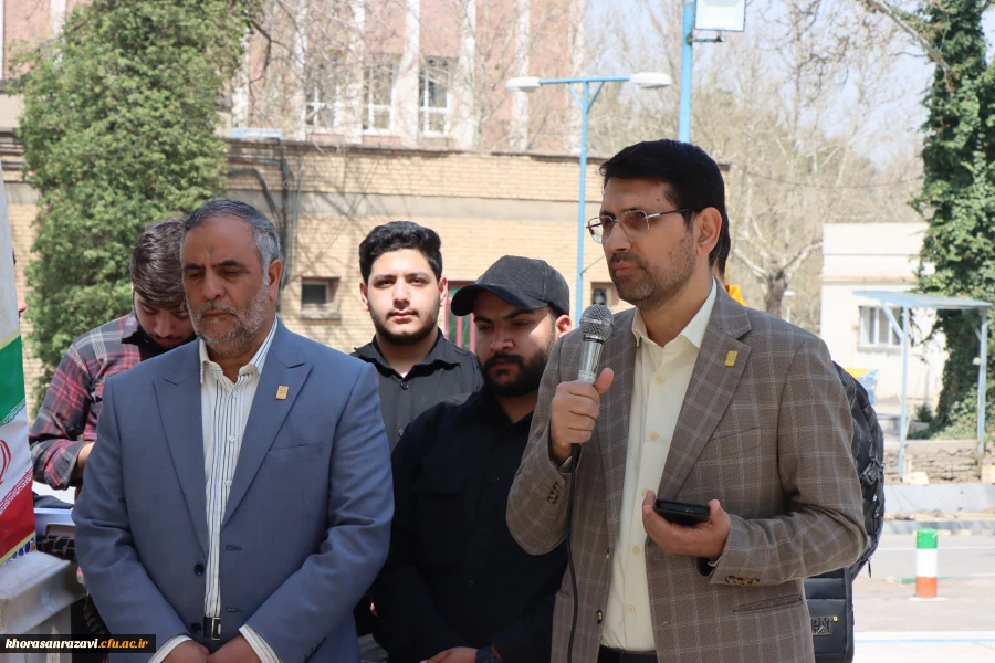 افتتاح اردوی جهادی دانشجویان دانشگاه فرهنگیان استان خراسان رضوی 16