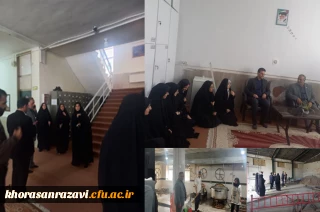 بازدید مدیریت امور پردیس های دانشگاه فرهنگیان استان خراسان رضوی از مرکز شهید کلاهدوز قوچان 