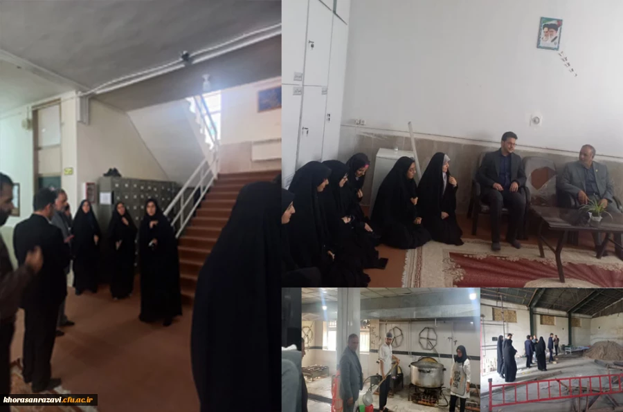 بازدید مدیریت امور پردیس های دانشگاه فرهنگیان استان خراسان رضوی از مرکز شهید کلاهدوز قوچان  2