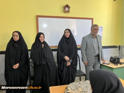 نشست مشترک ریاست دانشگاه فرهنگیان خراسان رضوی با بخشدار ملک آباد  