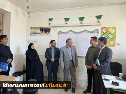 نشست مشترک ریاست دانشگاه فرهنگیان خراسان رضوی با بخشدار ملک آباد   3