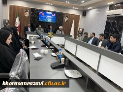 نشست مشترک ریاست دانشگاه فرهنگیان خراسان رضوی با بخشدار ملک آباد   5