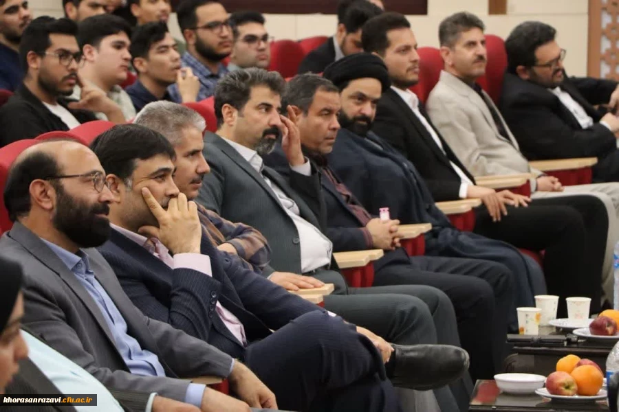 بزرگداشت حکیم ابوالقاسم فردوسی و حکیم عمر خیام در دانشگاه فرهنگیان خراسان رضوی برگزار شد.
 5