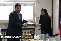 از دبیران علمی و اجرایی جشنواره تخصصی تدریس برتر دانشگاه فرهنگیان خراسان رضوی تجلیل شد 3