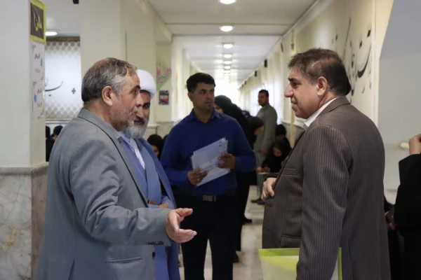 بازدید ناظر سازمان مرکزی دانشگاه فرهنگیان از فرایند آماده سازی حوزه های آزمون اصلح مهارت آموزان ماده 28 در استان خراسان رضوی 2