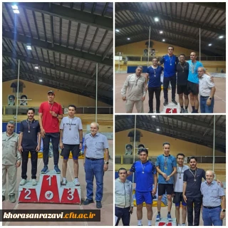 حضور کارکنان دانشگاه فرهنگیان در جمع برترین های مسابقات دو و میدانی  کارکنان ادارات خراسان رضوی

