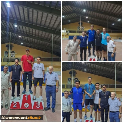 حضور کارکنان دانشگاه فرهنگیان در جمع برترین های مسابقات دو و میدانی  کارکنان ادارات خراسان رضوی

