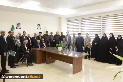 افتتاح دفتر مجمع خیرین حامی دانشگاه فرهنگیان خراسان رضوی 