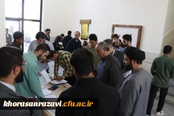 بازدید از روند ارزیابی شایستگی های معلمی داوطلبان استعدادهای درخشان و برتر ملی دانشگاه فرهنگیان خراسان رضوی

 3