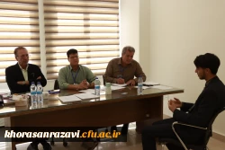 بازدید از روند ارزیابی شایستگی های معلمی داوطلبان استعدادهای درخشان و برتر ملی دانشگاه فرهنگیان خراسان رضوی

 7